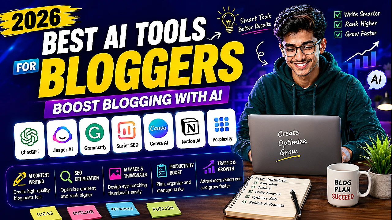 Best AI Tools for Bloggers in 2026 – Boost Blogging with AI