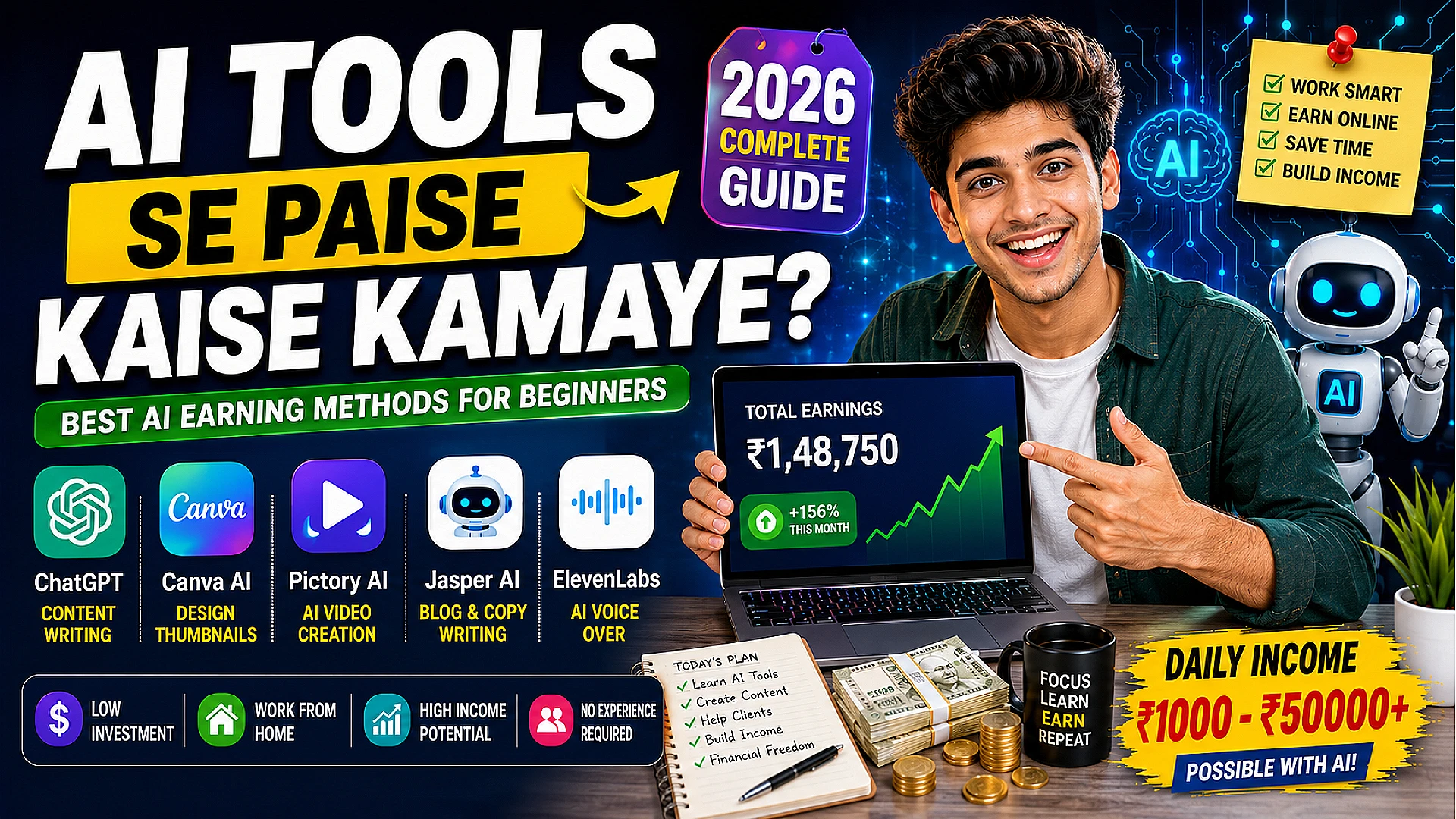 AI Tools Se Paise Kaise Kamaye 2026
