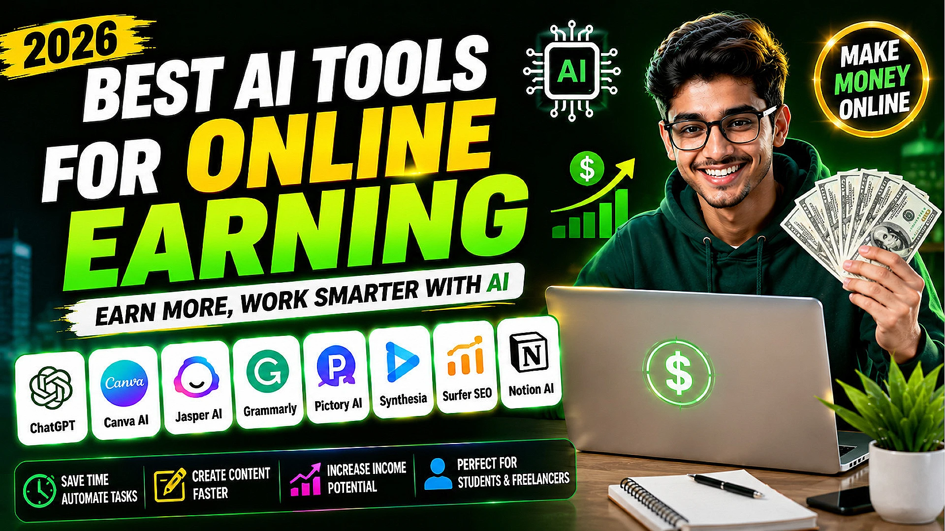AI Tools for Online Earning in 2026 –