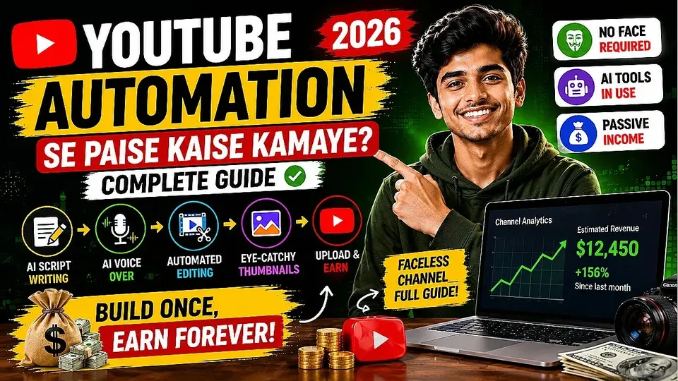 YouTube Automation Se Paise Kaise Kamaye 2026