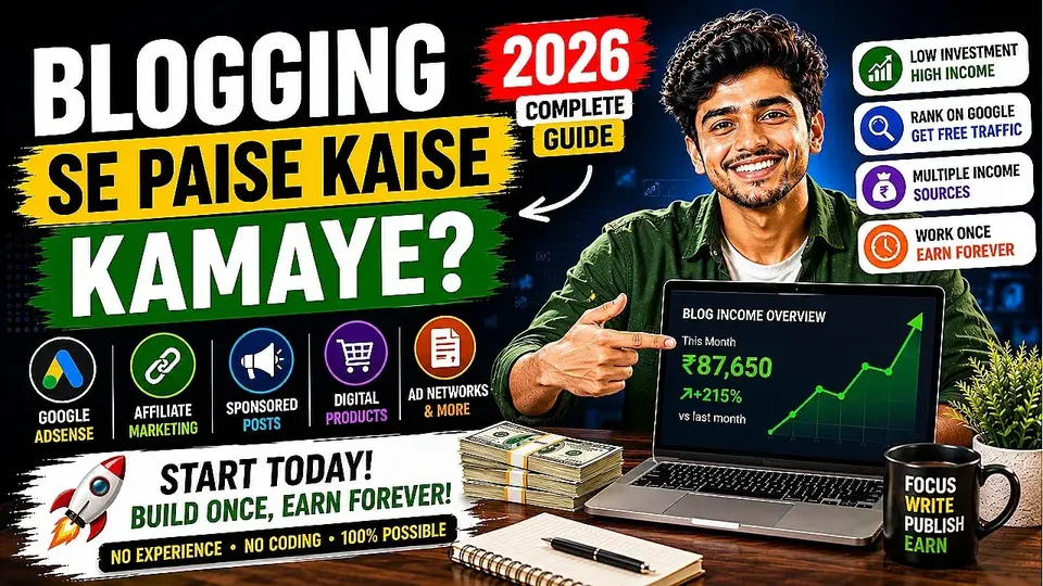 Blogging Se Paise Kaise Kamaye 2026