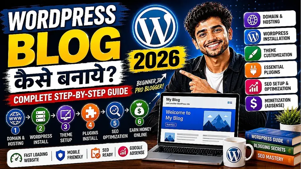 WordPress Blog Kaise Banaye 2026