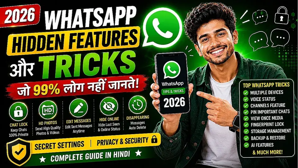 WhatsApp Hidden Features Aur Tricks 2026
