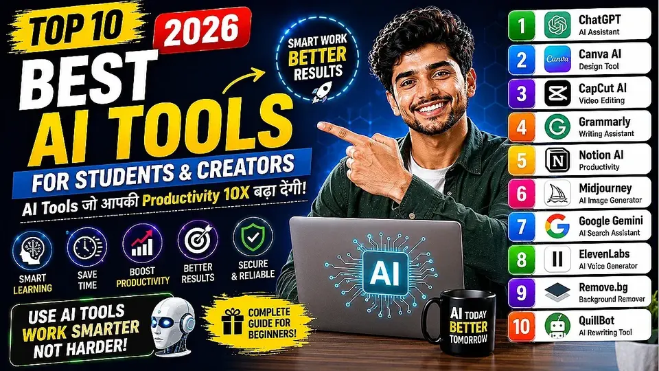 Best AI Tools For Students And Creators 2026