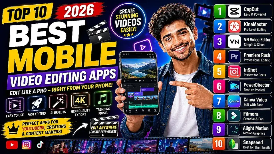 Best Mobile Video Editing Apps 2026