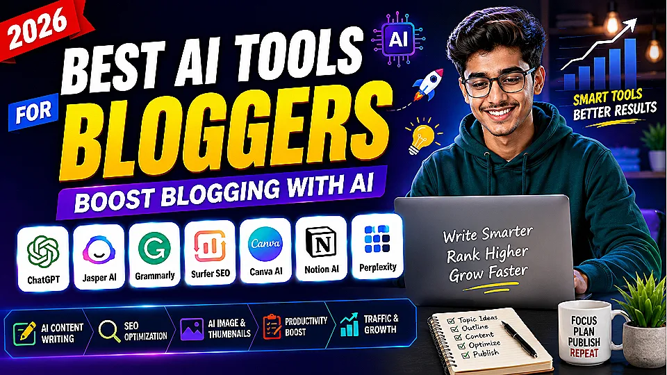 Best AI Tools for Bloggers in 2026 – Boost Blogging with AI