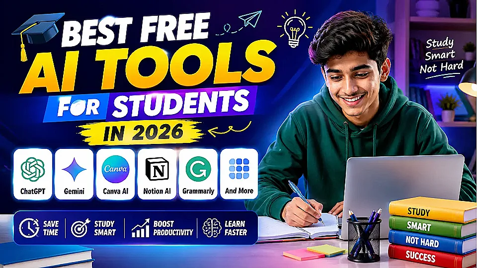 Best Free AI Tools for Students in 2026 – Study Faster with AI