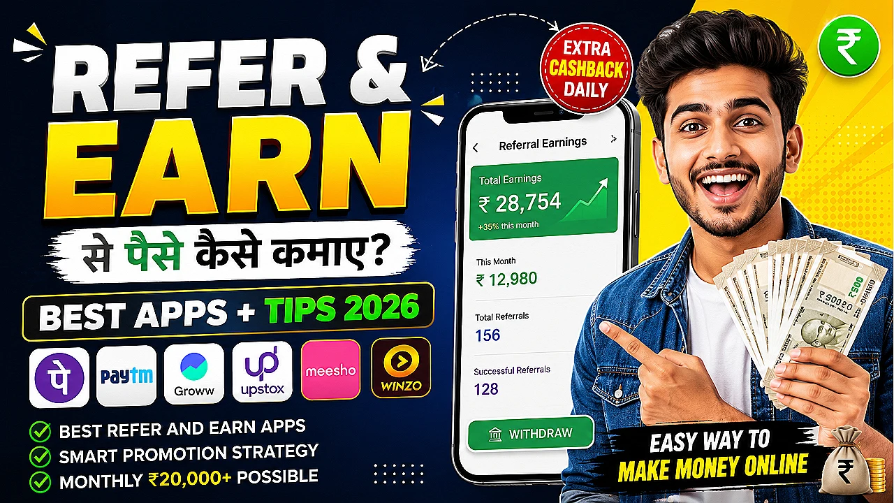 Refer and Earn Se Paise Kaise Kamaye