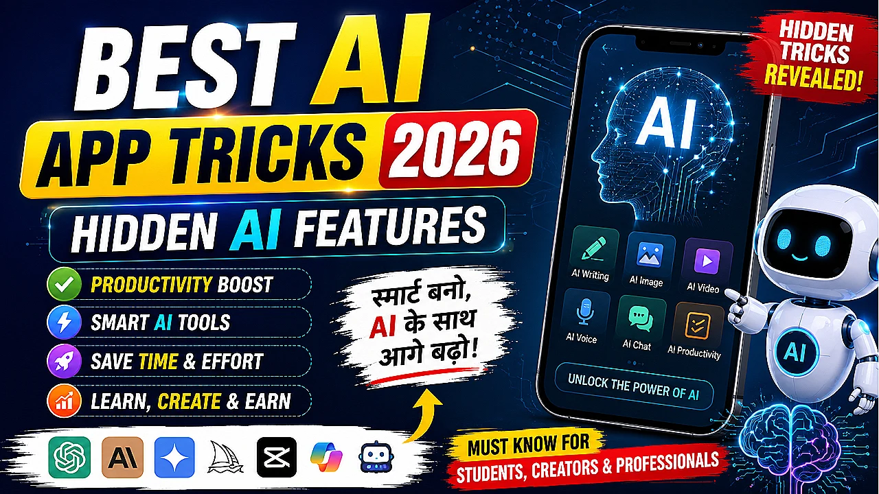 Best AI App Tricks 2026 – Hidden AI Features Aur Smart Productivity Tips