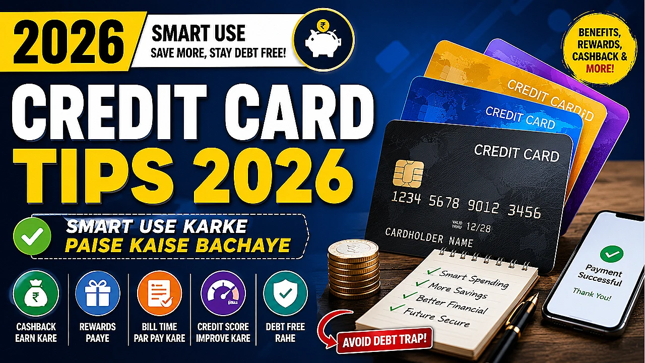 Credit Card Tips 2026 – Smart Use Karke Paise Kaise Bachaye