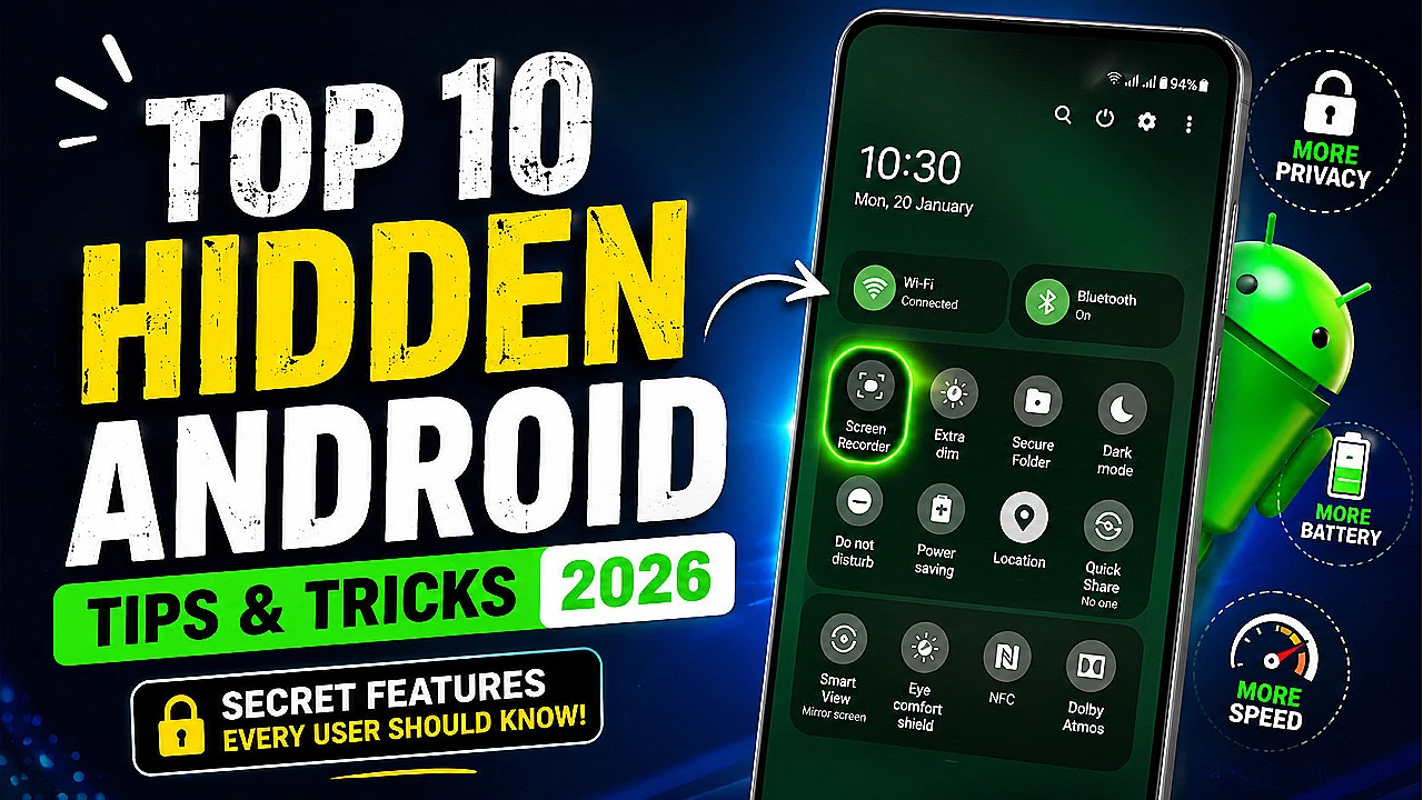 Top 10 Hidden Android Tips & Tricks 2026 – Secret Features Every User Should Know